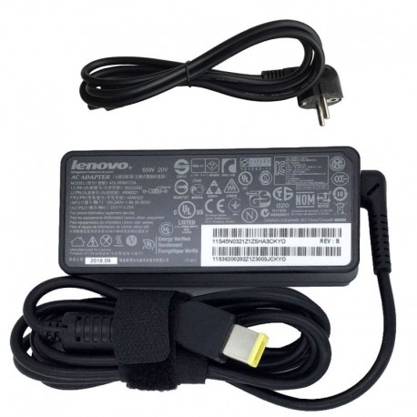 D'ORIGINE 65W Lenovo ThinkPad X240 20AM004WJP AC Adapter Chargeur