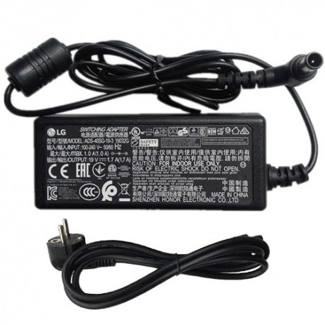 32W LG IPS236V-PN IPS237L IPS237L-BN IPS237W AC Adapter Chargeur