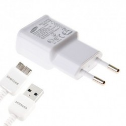 D'ORIGINE Samsung P9000 SM-P9000 AC Adapter Chargeur + USB Data Cable