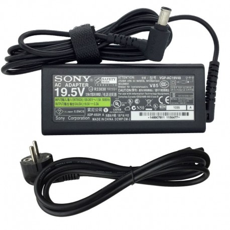 D'ORIGINE 65W Sony Vaio Fit 14E SVF14328SGB AC Adapter Chargeur
