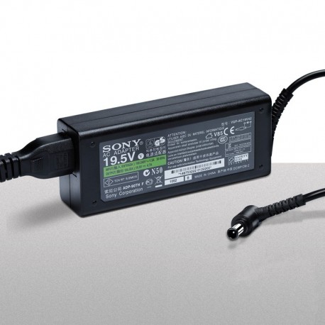D'ORIGINE 90W Sony Vaio VPCEB1M0E/WI VPCEB1Z0E/B AC Adapter Chargeur