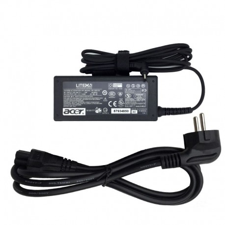 D'ORIGINE 65W Acer Aspire One Cloudbook 11 1-132-C907 AC Adapter